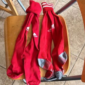 adidas Men's Red Athletic Socks